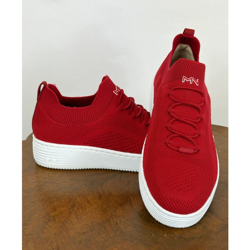 NIB Mark Nason Los Angeles Red Sneakers White Soles Size 10